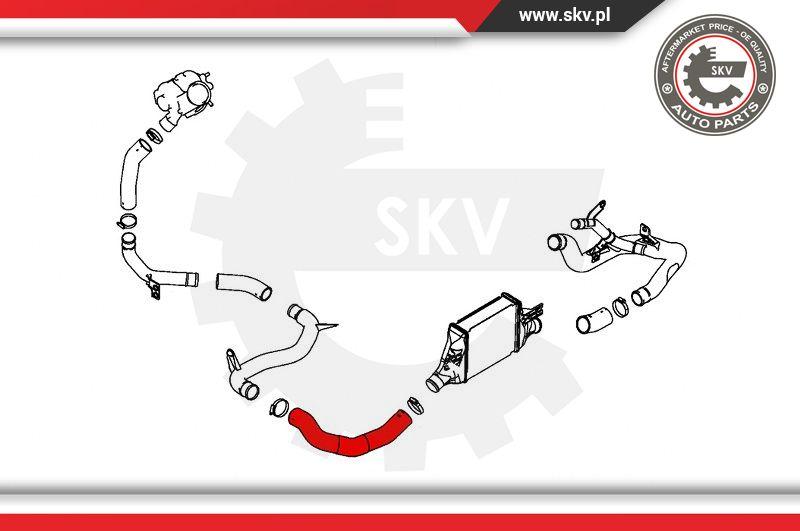 Esen SKV 43SKV023 - Трубка, нагнетание воздуха autodnr.net