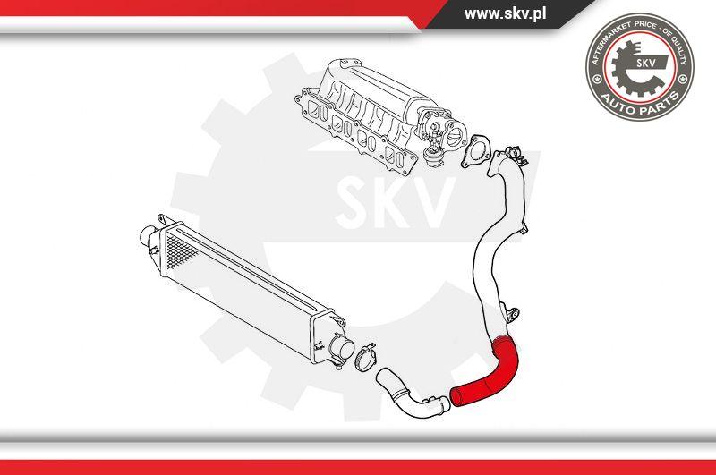 Esen SKV 43SKV036 - Трубка нагнітається повітря autocars.com.ua