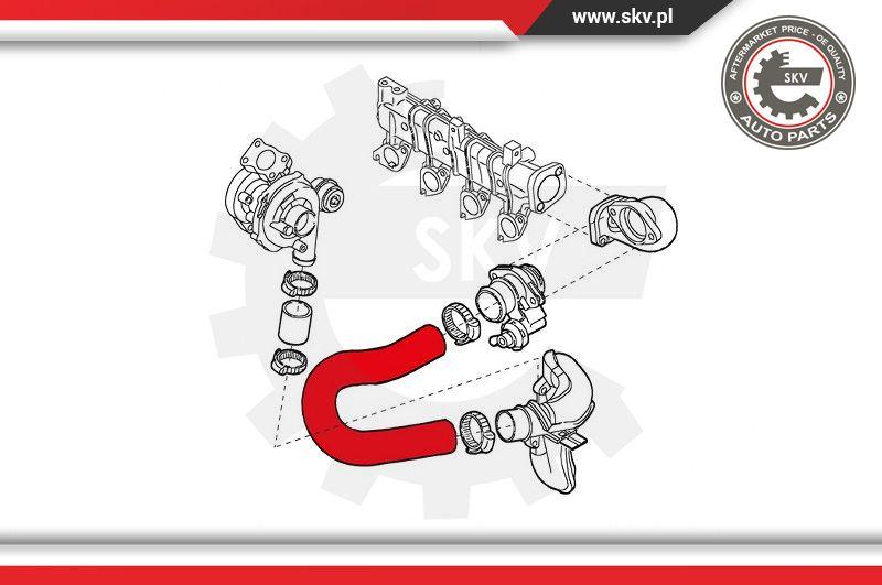 Esen SKV 43SKV077 - Трубка нагнітається повітря autocars.com.ua