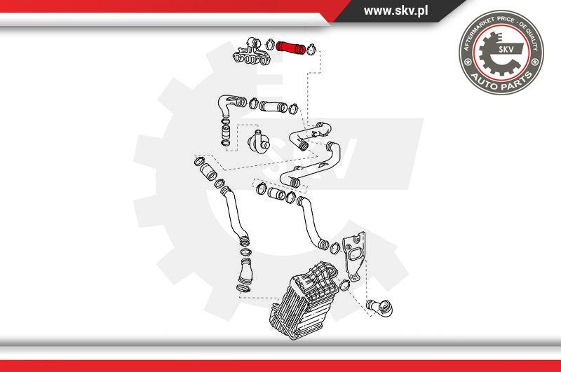 Esen SKV 43SKV078 - Трубка, нагнетание воздуха avtokuzovplus.com.ua