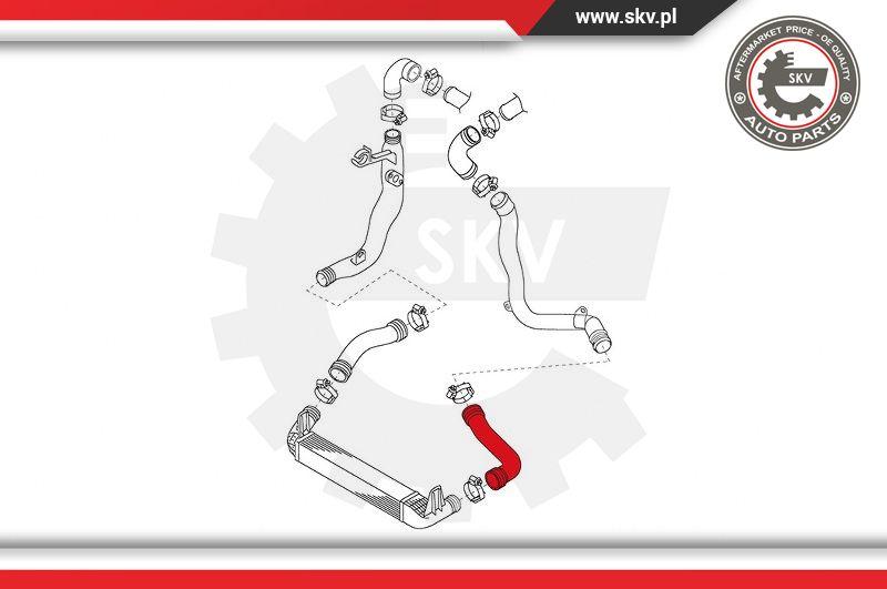 Esen SKV 43SKV119 - Трубка нагнітається повітря autocars.com.ua