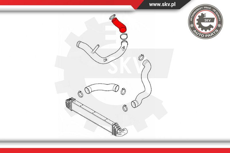 Esen SKV 43SKV180 - Трубка нагнітається повітря autocars.com.ua