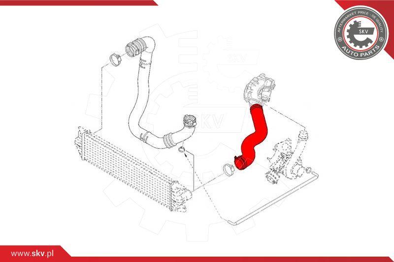 Esen SKV 43SKV270 - Трубка, нагнетание воздуха avtokuzovplus.com.ua