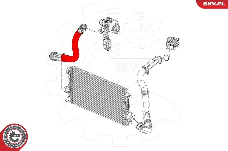 Esen SKV 43SKV373 - Трубка нагнітається повітря autocars.com.ua