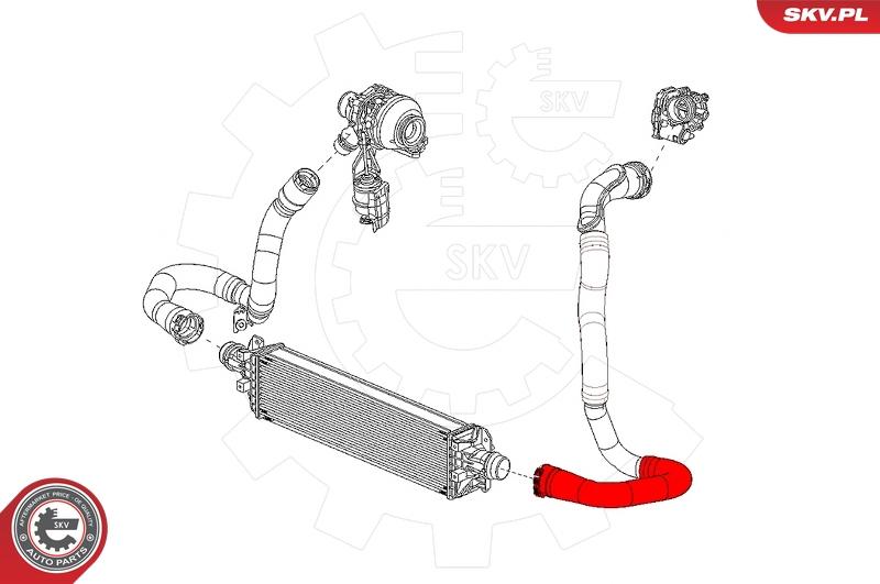 Esen SKV 43SKV398 - Трубка нагнітається повітря autocars.com.ua