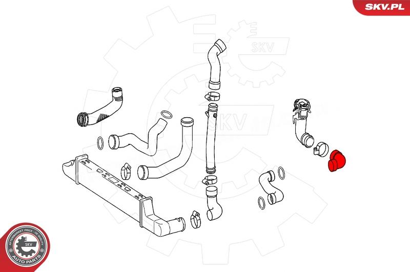 Esen SKV 43SKV410 - Трубка нагнітається повітря autocars.com.ua