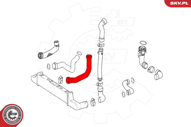 Esen SKV 43SKV411 - Трубка нагнітається повітря autocars.com.ua