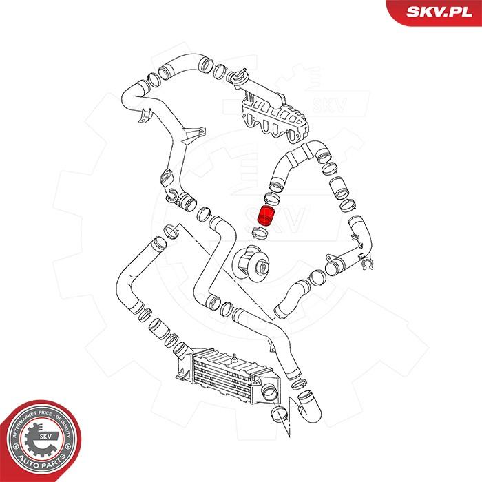 Esen SKV 43SKV452 - Трубка, нагнетание воздуха avtokuzovplus.com.ua