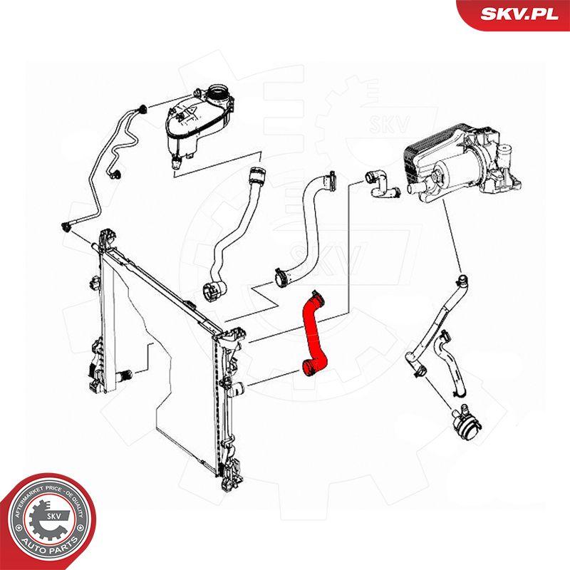 Esen SKV 43SKV623 - Шланг радіатора autocars.com.ua