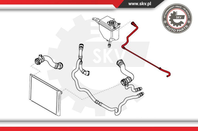 Esen SKV 43SKV703 - Шланг радіатора autocars.com.ua