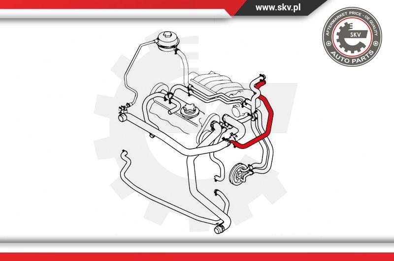 Esen SKV 43SKV728 - Шланг радіатора autocars.com.ua