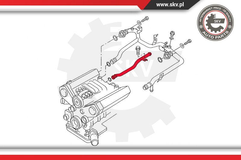 Esen SKV 43SKV779 - Трубка охлаждающей жидкости avtokuzovplus.com.ua