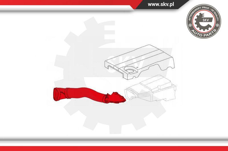 Esen SKV 43SKV902 - Рукав воздухозаборника, воздушный фильтр avtokuzovplus.com.ua