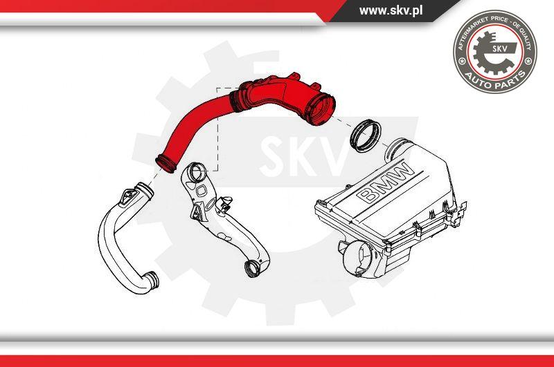 Esen SKV 43SKV926 - Рукав повітрозабірника, повітряний фільтр autocars.com.ua