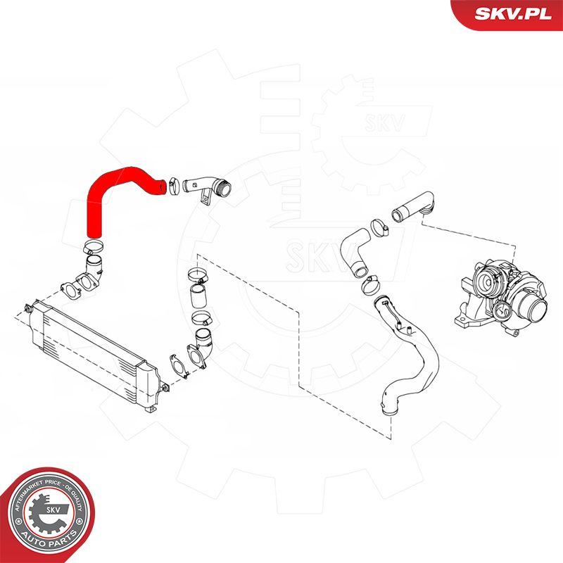 Esen SKV 54SKV026 - Трубка нагнітається повітря autocars.com.ua