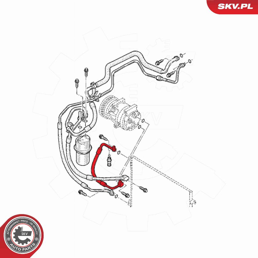 Esen SKV 54SKV675 - Трубопровод высокого / низкого давления, кондиционер autodnr.net