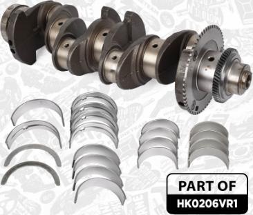 ET Engineteam HK0206VR1 - Колінчастий вал autocars.com.ua