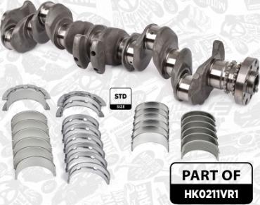 ET Engineteam HK0211VR1 - Колінчастий вал autocars.com.ua