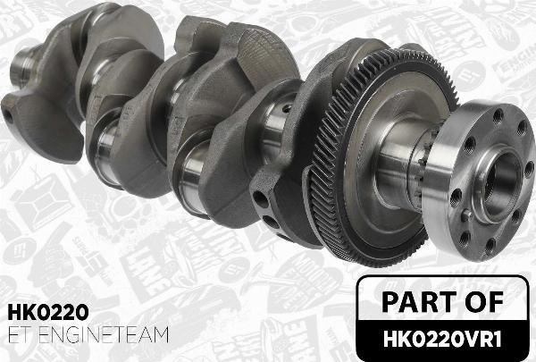 ET Engineteam HK0220VR1 - Колінчастий вал autocars.com.ua