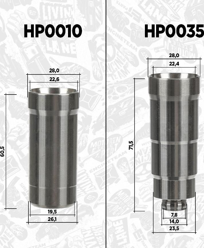 ET Engineteam HP0035 - Гильза, корпус форсунки avtokuzovplus.com.ua