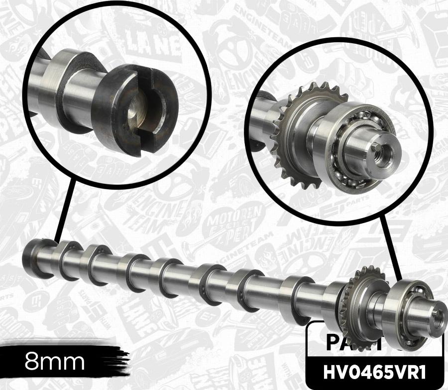 ET Engineteam HV0465VR1 - Комплект распредвала autocars.com.ua