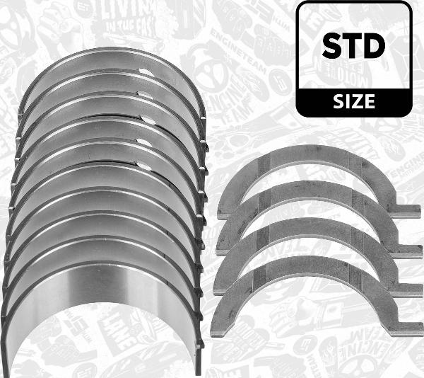 ET Engineteam LH007500 - Комплект підшипників колінчастого вала autocars.com.ua