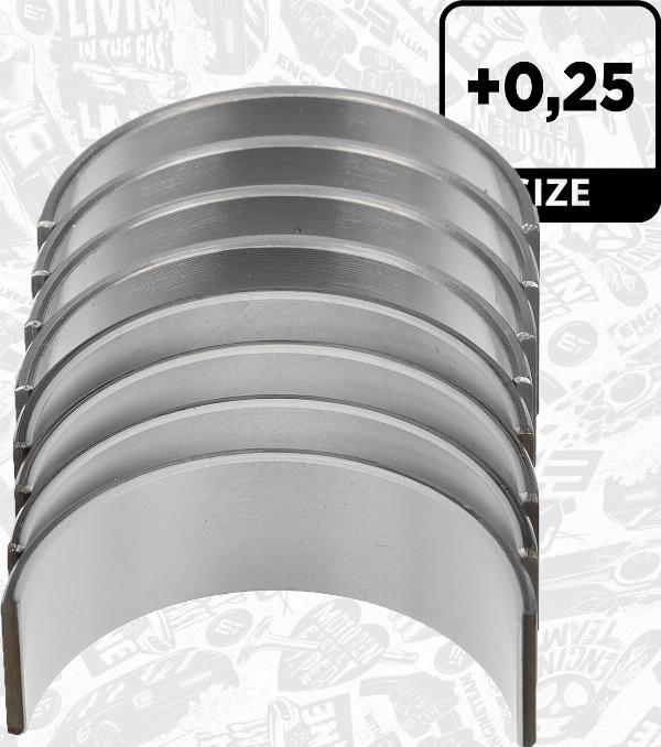 ET Engineteam LP007625 - Комплект шатунних вкладишів autocars.com.ua