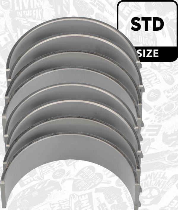 ET Engineteam LP008100 - Комплект шатунних вкладишів autocars.com.ua