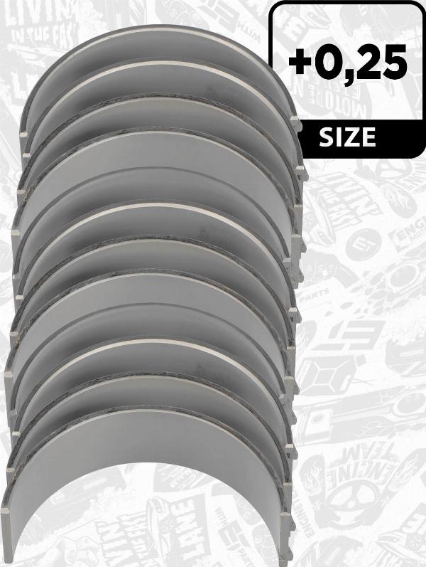 ET Engineteam LP008225 - Комплект шатунних вкладишів autocars.com.ua