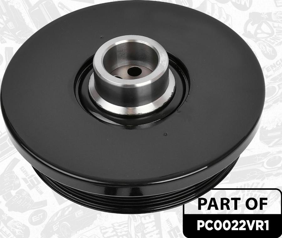 ET Engineteam PC0022VR1 - Ремінний шків, колінчастий вал autocars.com.ua