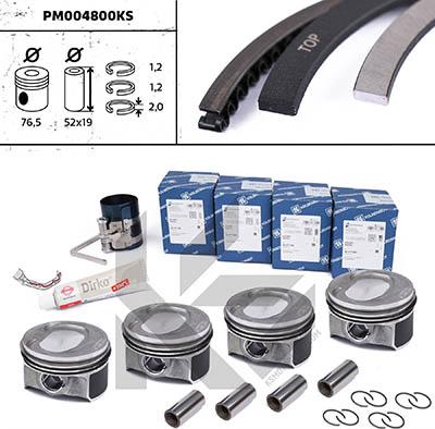 ET Engineteam PM004800KS - Поршень autocars.com.ua