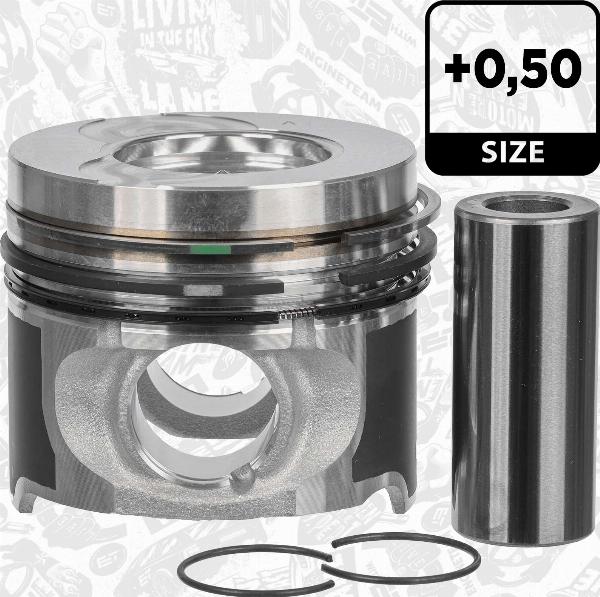 ET Engineteam PM016150 - Поршень autocars.com.ua