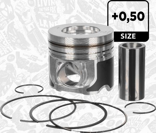 ET Engineteam PM016250 - Поршень autocars.com.ua