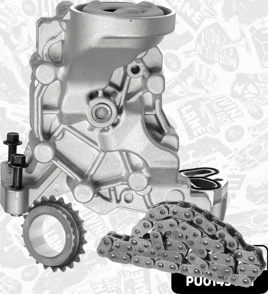 ET Engineteam PU0145VR1 - Комплект ланцюга, привід масляного насоса autocars.com.ua
