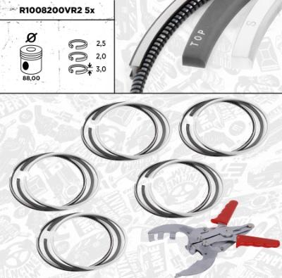 ET Engineteam R1008200VR2 - Комплект поршневых колец avtokuzovplus.com.ua