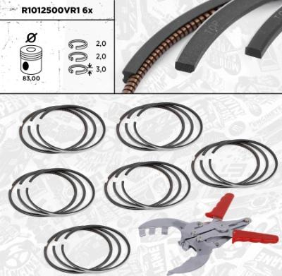 ET Engineteam R1012500VR1 - Комплект поршневых колец avtokuzovplus.com.ua