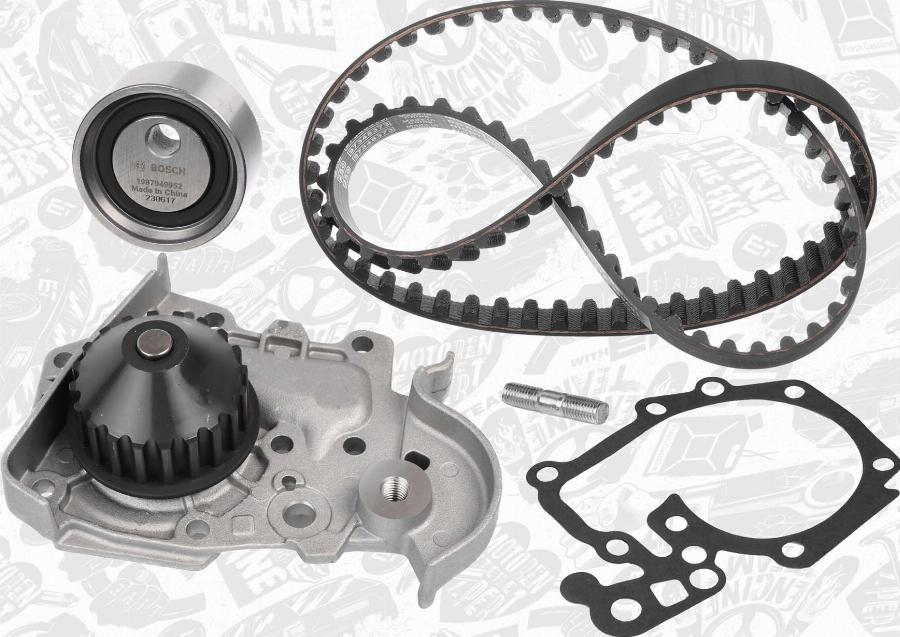 ET Engineteam RM0015VR1 - Водяний насос + комплект зубчатого ременя autocars.com.ua