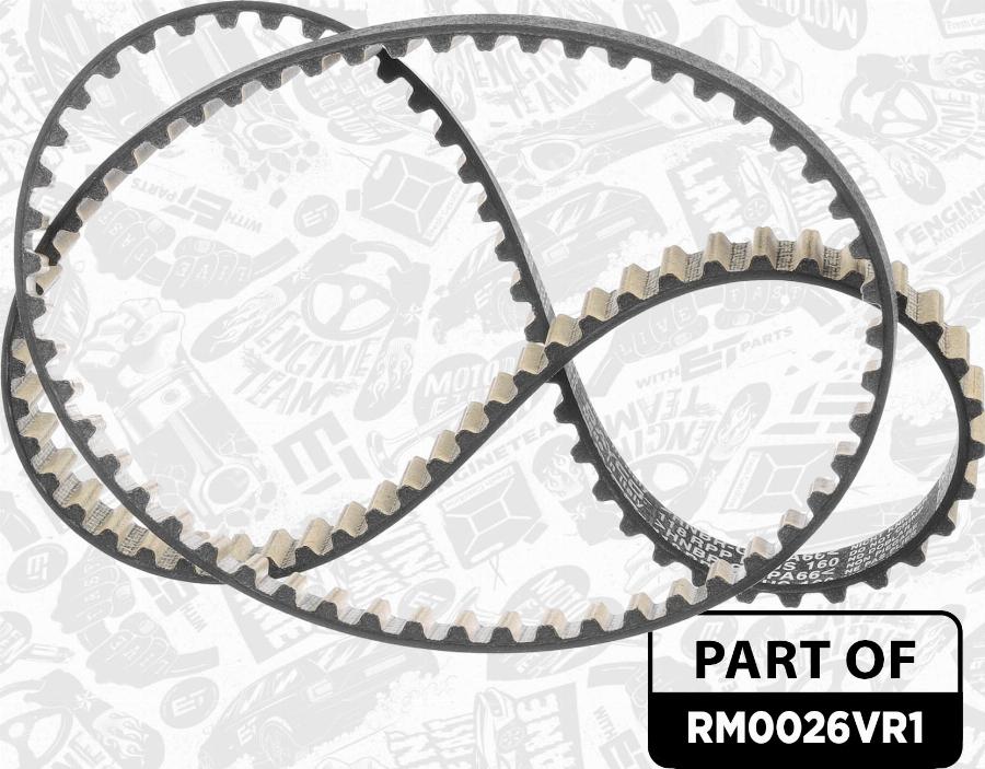 ET Engineteam RM0026VR1 - Комплект ременя ГРМ autocars.com.ua