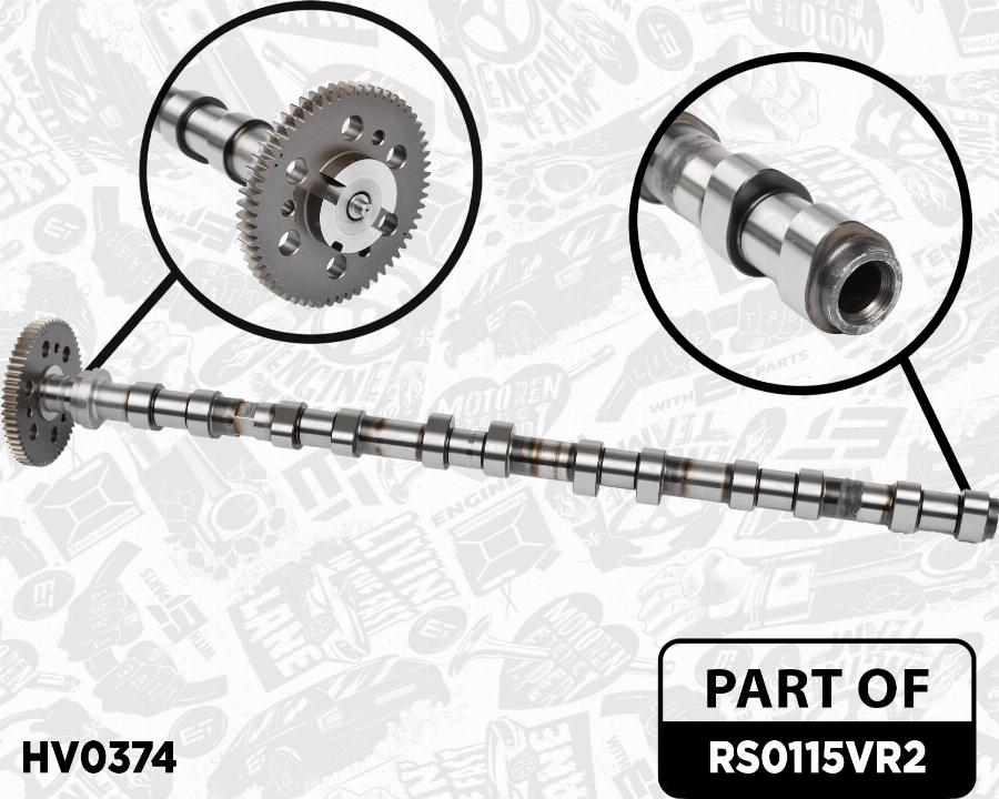 ET Engineteam RS0115VR2 - Комплект ланцюга приводу распредвала autocars.com.ua