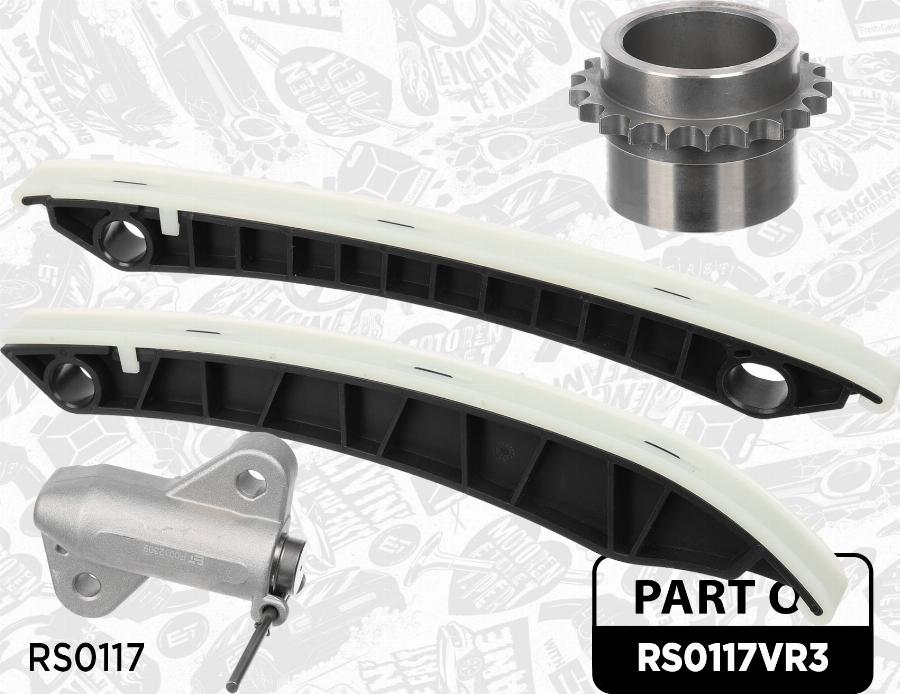 ET Engineteam RS0117VR3 - Комплект ланцюга приводу распредвала autocars.com.ua