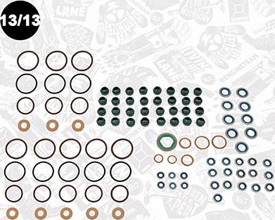 ET Engineteam TS0024 - Комплект прокладок, двигун autocars.com.ua