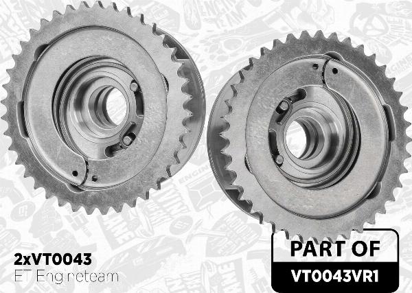 ET Engineteam VT0043VR1 - Шестерня приводу розподільного вала autocars.com.ua