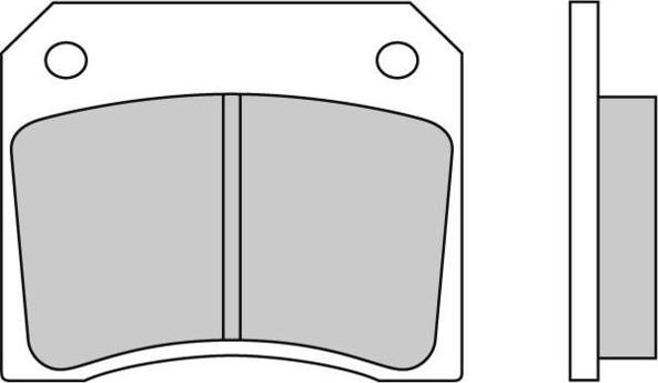 E.T.F. 12-0005 - Гальмівні колодки, дискові гальма autocars.com.ua