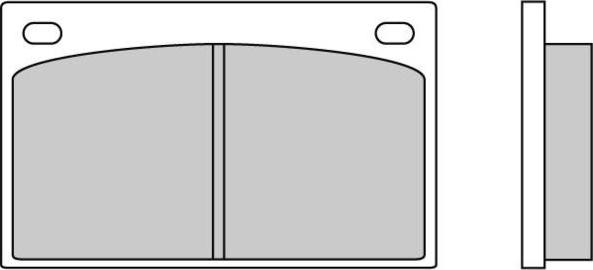 E.T.F. 12-0035 - Гальмівні колодки, дискові гальма autocars.com.ua