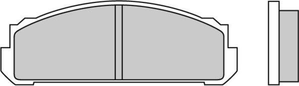 E.T.F. 12-0076 - Тормозные колодки, дисковые, комплект avtokuzovplus.com.ua