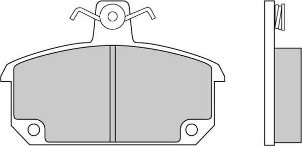 E.T.F. 12-0153 - Тормозные колодки, дисковые, комплект autodnr.net