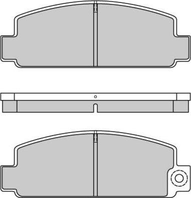 E.T.F. 12-0183 - Тормозные колодки, дисковые, комплект avtokuzovplus.com.ua