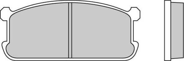 E.T.F. 12-0192 - Тормозные колодки, дисковые, комплект avtokuzovplus.com.ua