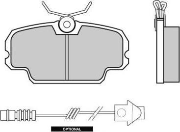 E.T.F. 12-0226 - Гальмівні колодки, дискові гальма autocars.com.ua