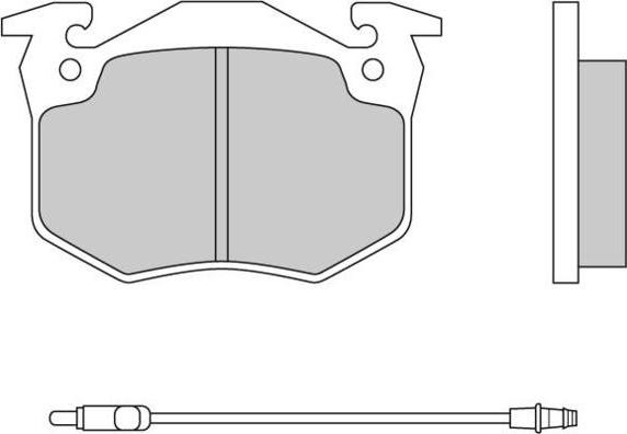 E.T.F. 12-0230 - Гальмівні колодки, дискові гальма autocars.com.ua